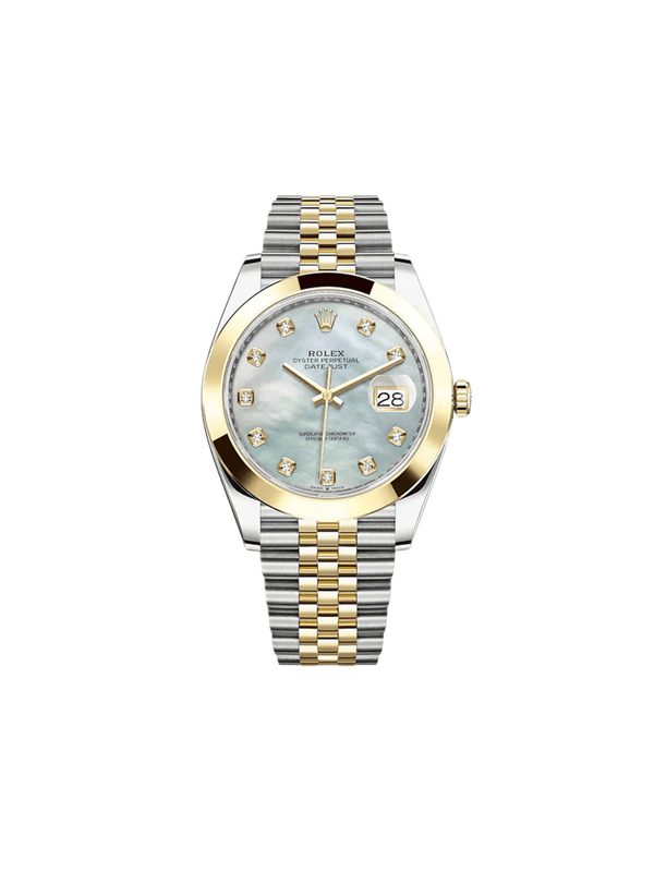 Rolex Datejust 126303 Stainless Steel Yellow Gold Mother of Pearl Diamond Dial Jubilee