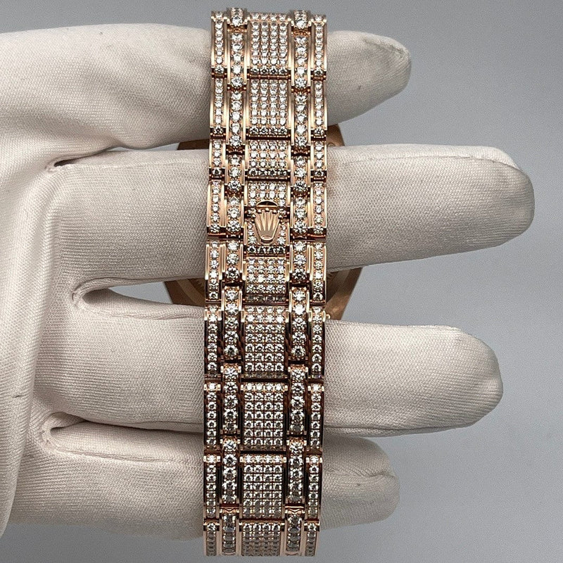 Rolex Datejust Pearlmaster 86405RBR Diamond Paved