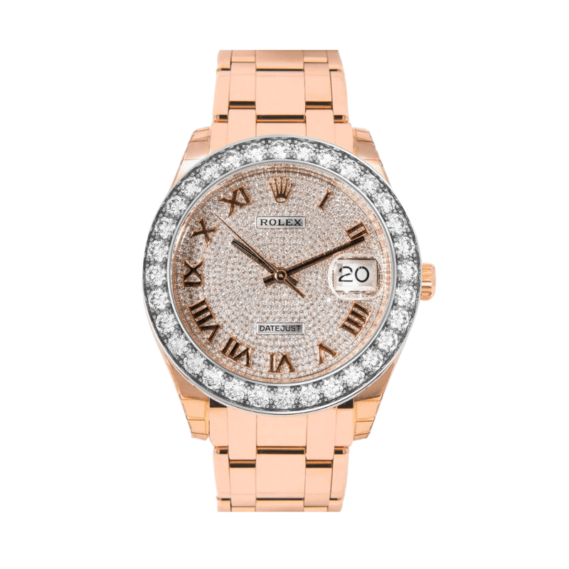 Rolex Datejust Pearlmaster 86285 Diamond Paved