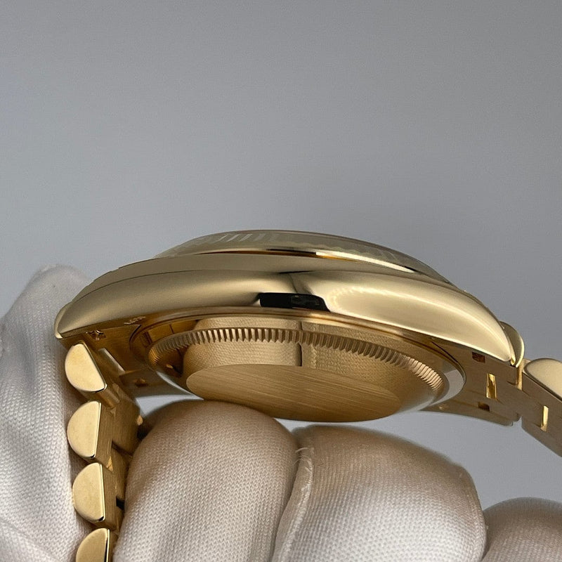 Rolex Day-Date 128238 Yellow Gold Green Diamond Dial