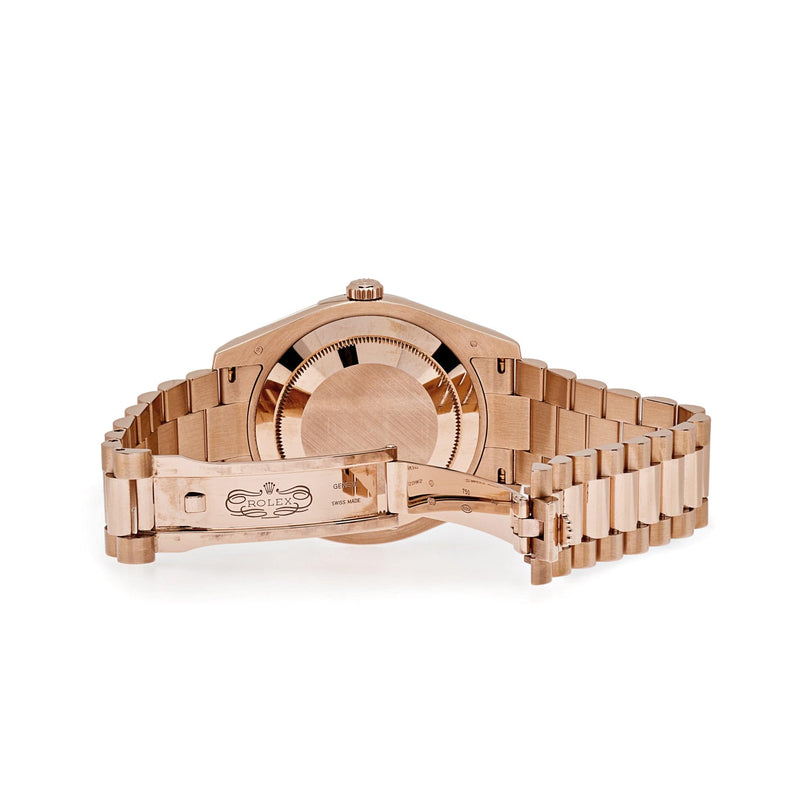 Rolex Day-Date 218235 Rose Gold Pink Dial