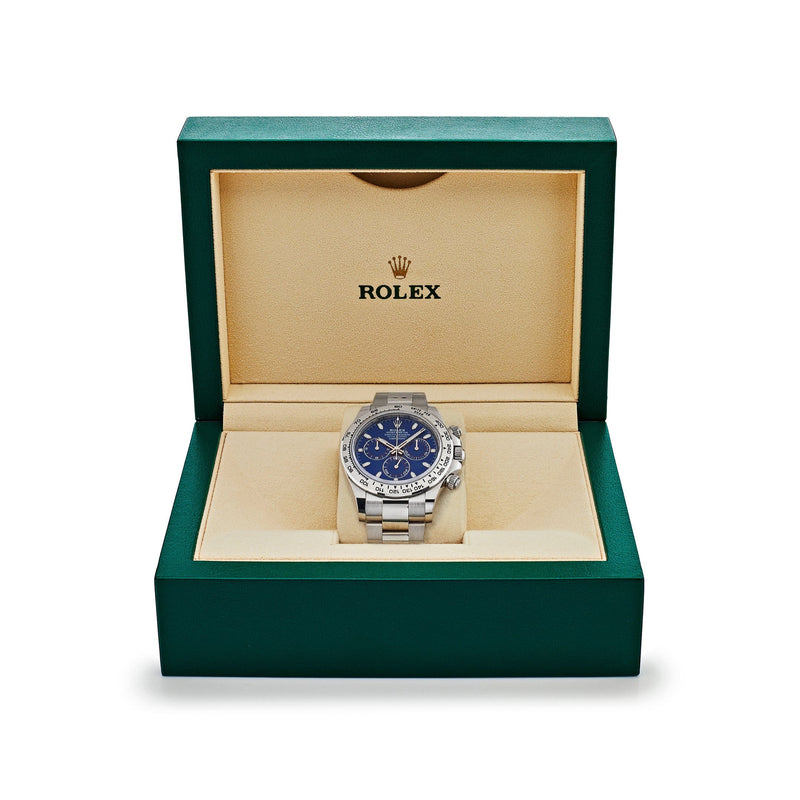 Rolex Daytona 116509 White Gold Blue Dial