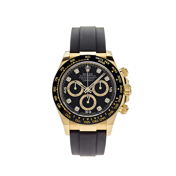 Rolex Daytona 116518LN Yellow Gold Black Diamond Dial (2021)