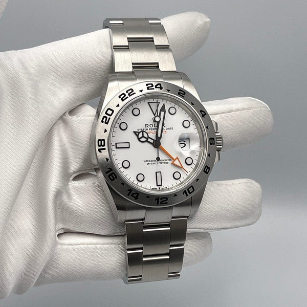 Rolex Explorer II 216570 Stainless Steel White Dial