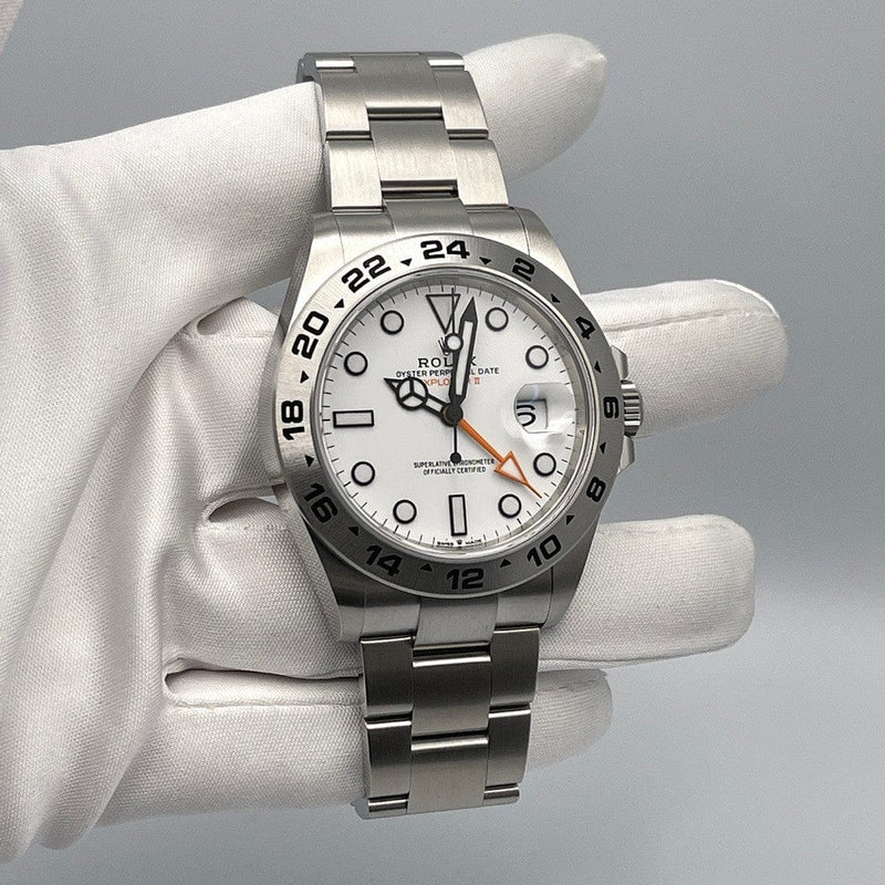 Rolex Explorer II 216570 Stainless Steel White Dial