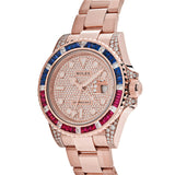 Rolex GMT-Master II 126755SARU Rose Gold Sapphire and Ruby
