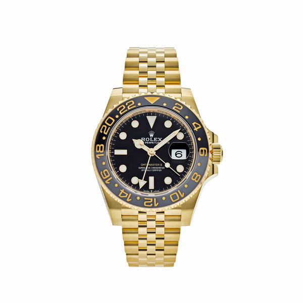 Rolex GMT-Master II 126718GRNR Yellow Gold Black Dial Jubilee (2024)