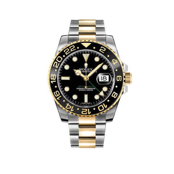 Rolex GMT-Master II 116713LN Stainless Steel Yellow Gold
