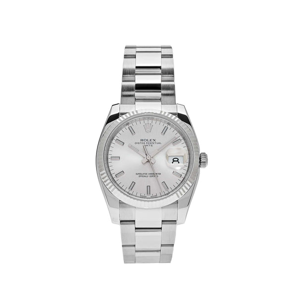Rolex Oyster Perpetual 115234 Stainless Steel 34mm Date (2012)