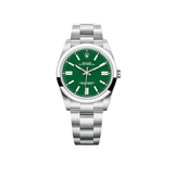 Rolex Oyster Perpetual 124300 Stainless Steel Green Dial
