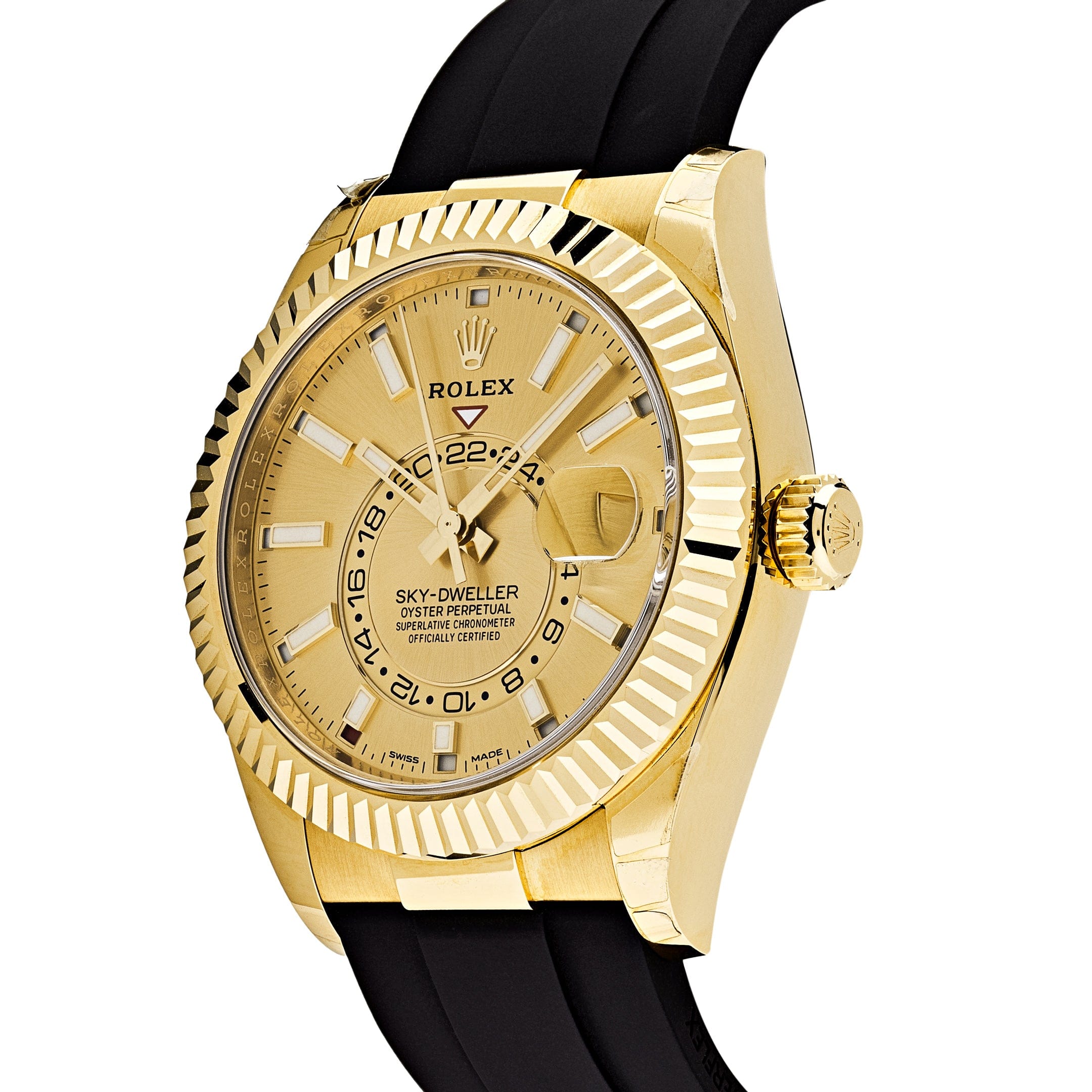 Rolex Sky-Dweller 326238 Yellow Gold Champagne Dial (2022) – Mavani & Co
