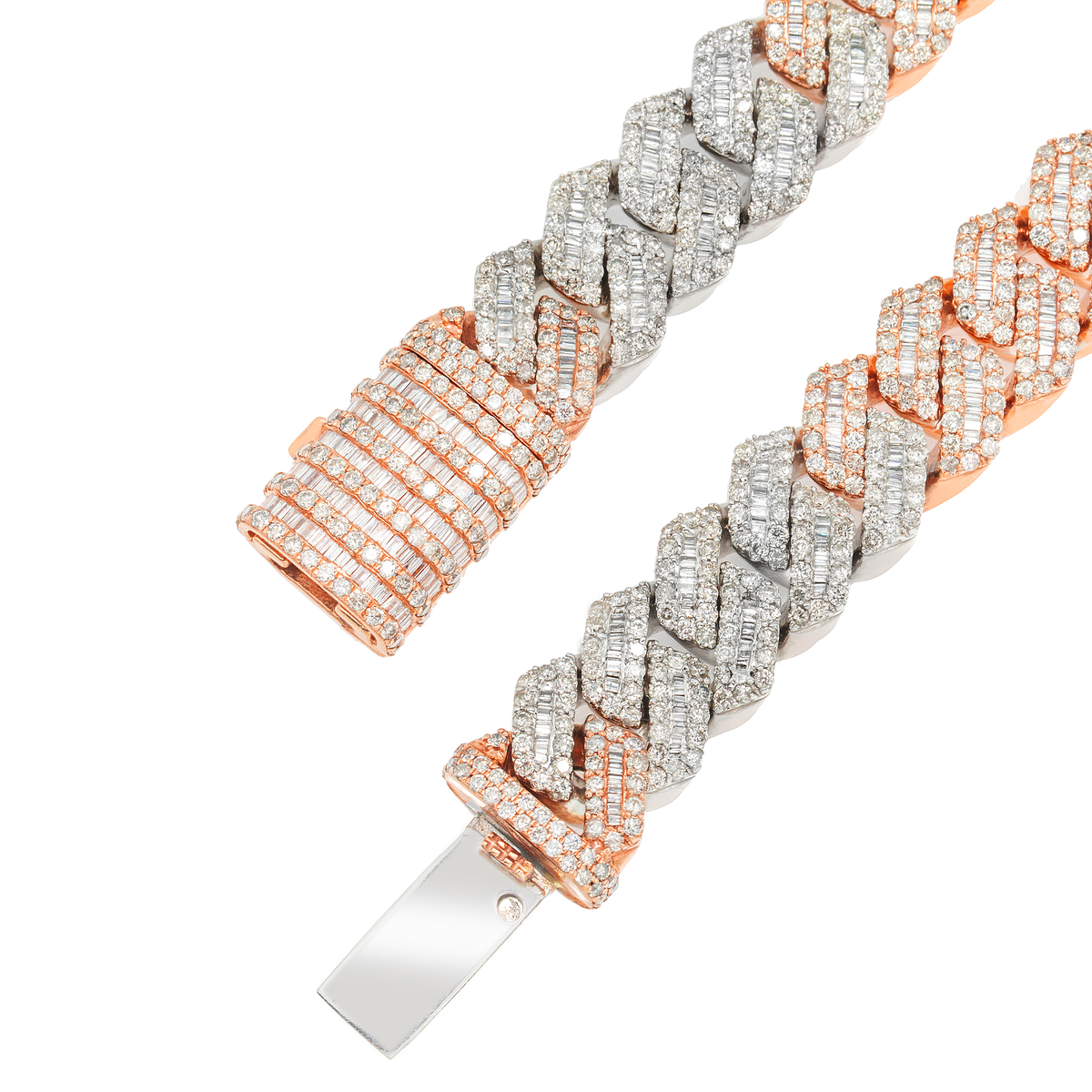 Diamond Baguette Necklace