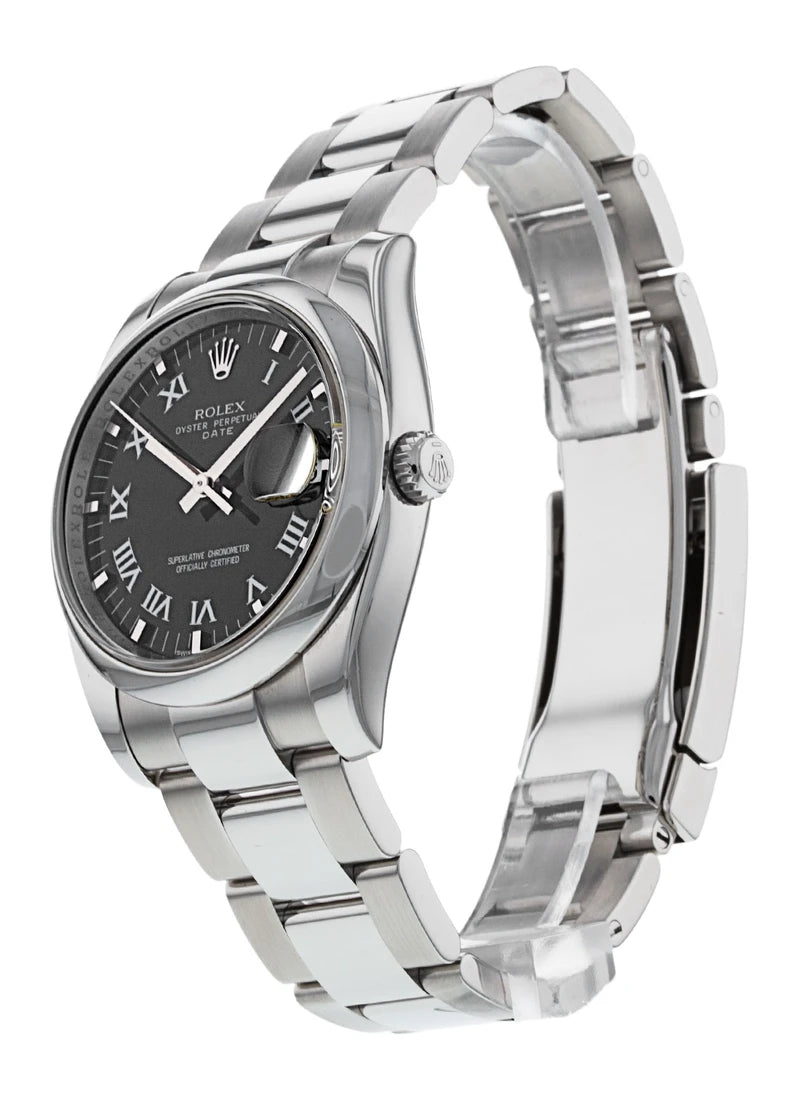 Rolex oyster perpetual clearance date 115200